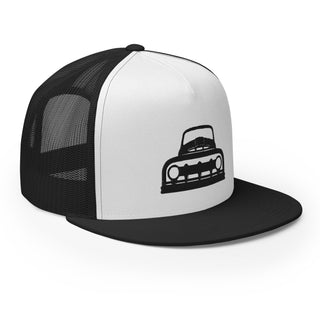 Vintage Ford Truck Embroidered Flat Bill Meshback Trucker Cap