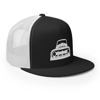 Vintage Ford Truck Embroidered Flat Bill Meshback Trucker Cap