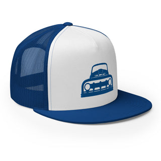 Vintage Ford Truck Embroidered Flat Bill Meshback Trucker Cap