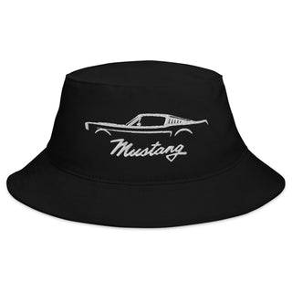 Classic Mustang Embroidered Bucket Hat