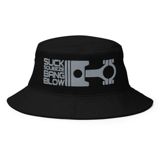 Suck Squeeze Bang Blow Embroidered Bucket Hat