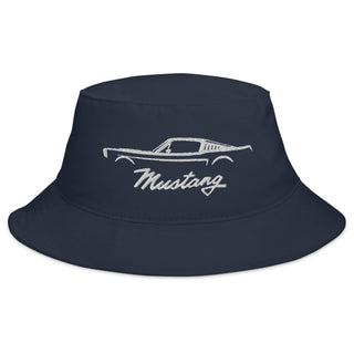 Classic Mustang Embroidered Bucket Hat