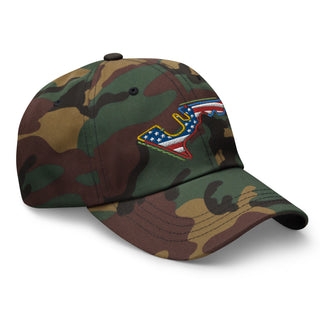 Circuit of the Americas (COTA) Circuit Sectors with DRS Zones and US Flag F1 Embroidered Dad Hat