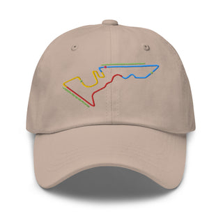 Circuit of the Americas (COTA) Circuit Sectors with DRS Zones F1 Embroidered Dad Hat