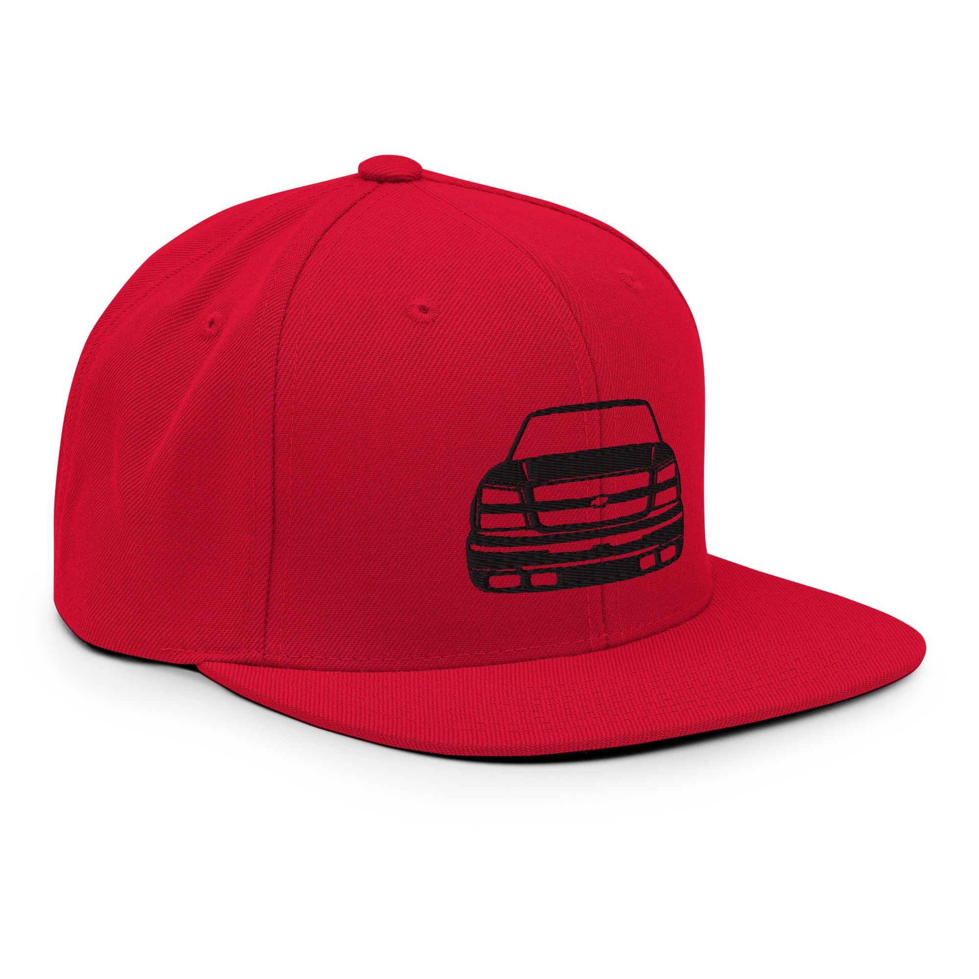 Chevy Silverado Embroidered Snapback Flatbill Hat