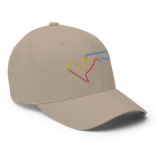 Circuit of the Americas (COTA) Circuit Sectors with DRS Zones F1 Embroidered Flexfit Cap