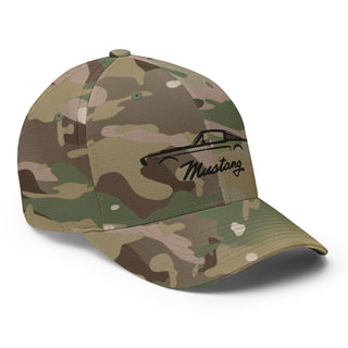 Classic Mustang Embroidered Flexfit Cap