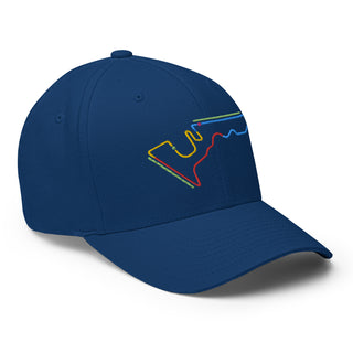 Circuit of the Americas (COTA) Circuit Sectors with DRS Zones F1 Embroidered Flexfit Cap