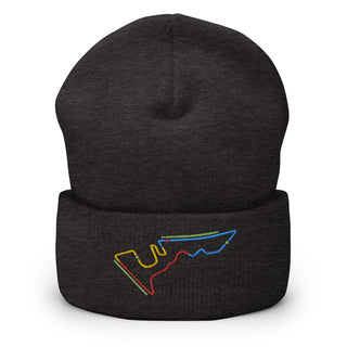 Circuit of the Americas (COTA) Circuit Sectors with DRS Zones F1 Embroidered Cuffed Beanie