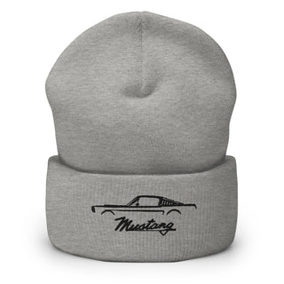 Classic Mustang Embroidered Cuffed Beanie