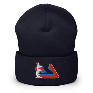 Bahrain Circuit Sectors with DRS Zones and Flag F1 Embroidered Cuffed Beanie