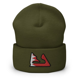 Bahrain Circuit with Flag F1 Embroidered Cuffed Beanie