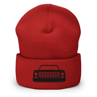 Chevy Squarebody Truck Embroidered Cuffed Beanie