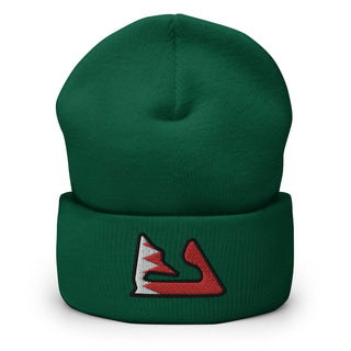 Bahrain Circuit with Flag F1 Embroidered Cuffed Beanie