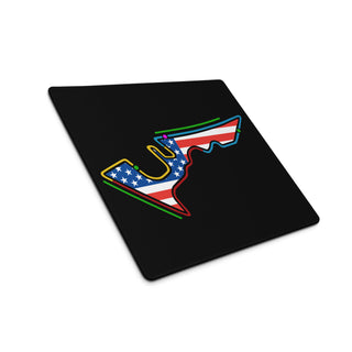 Circuit of the Americas (COTA) Circuit Sectors with DRS Zones and US Flag F1 Gaming Mouse Pad