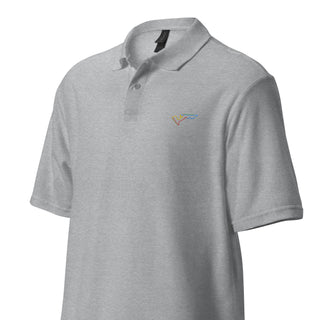 Circuit of the Americas (COTA) Circuit Sectors with DRS Zones F1 Embroidered Unisex Pique Polo Shirt