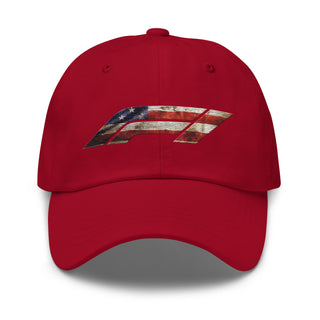 American Flag Formula 1 Dad Hat