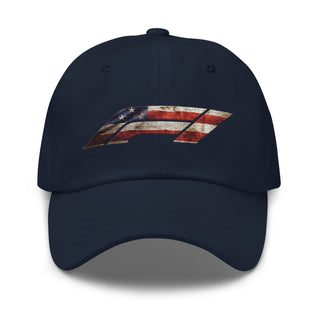 American Flag Formula 1 Dad Hat