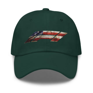 American Flag Formula 1 Dad Hat
