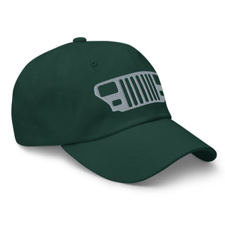 Jeep YJ Grill Embroidered Unstructured Dad Hat