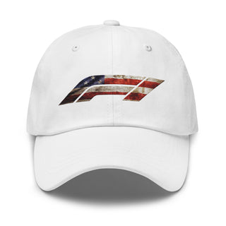 American Flag Formula 1 Dad Hat