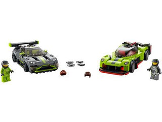 Lego Speed Champions Aston Martin Valkyrie AMR Pro and Aston Martin Vantage GT3 - 76910