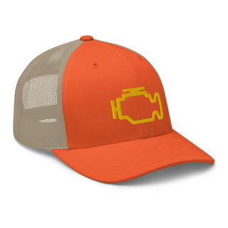 Check Engine Light (MIL) Embroidered Trucker Cap