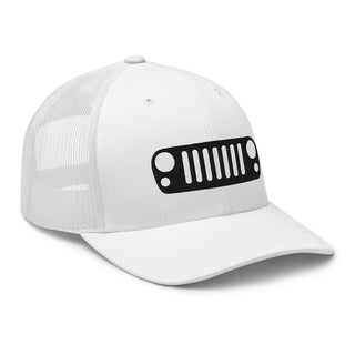 Jeep JK Grill Embroidered Trucker Cap