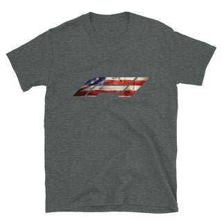 American Flag Formula 1 Short-Sleeve Unisex T-Shirt