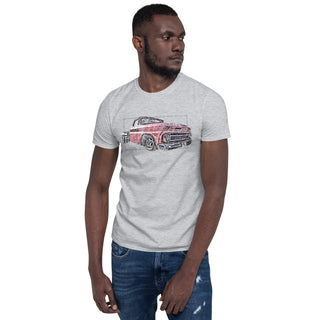 Sketched Chevy Flatbed Short-Sleeve Unisex T-Shirt