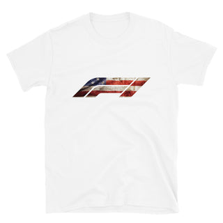 American Flag Formula 1 Short-Sleeve Unisex T-Shirt
